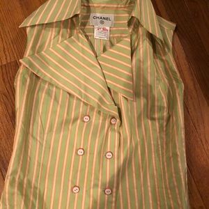 Authentic Chanel Soie Silk top